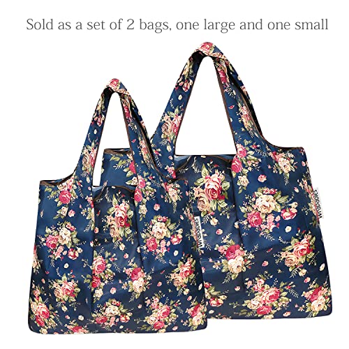 Image of allydrew Large Foldable Tote Nylon Reusable Grocery Bag