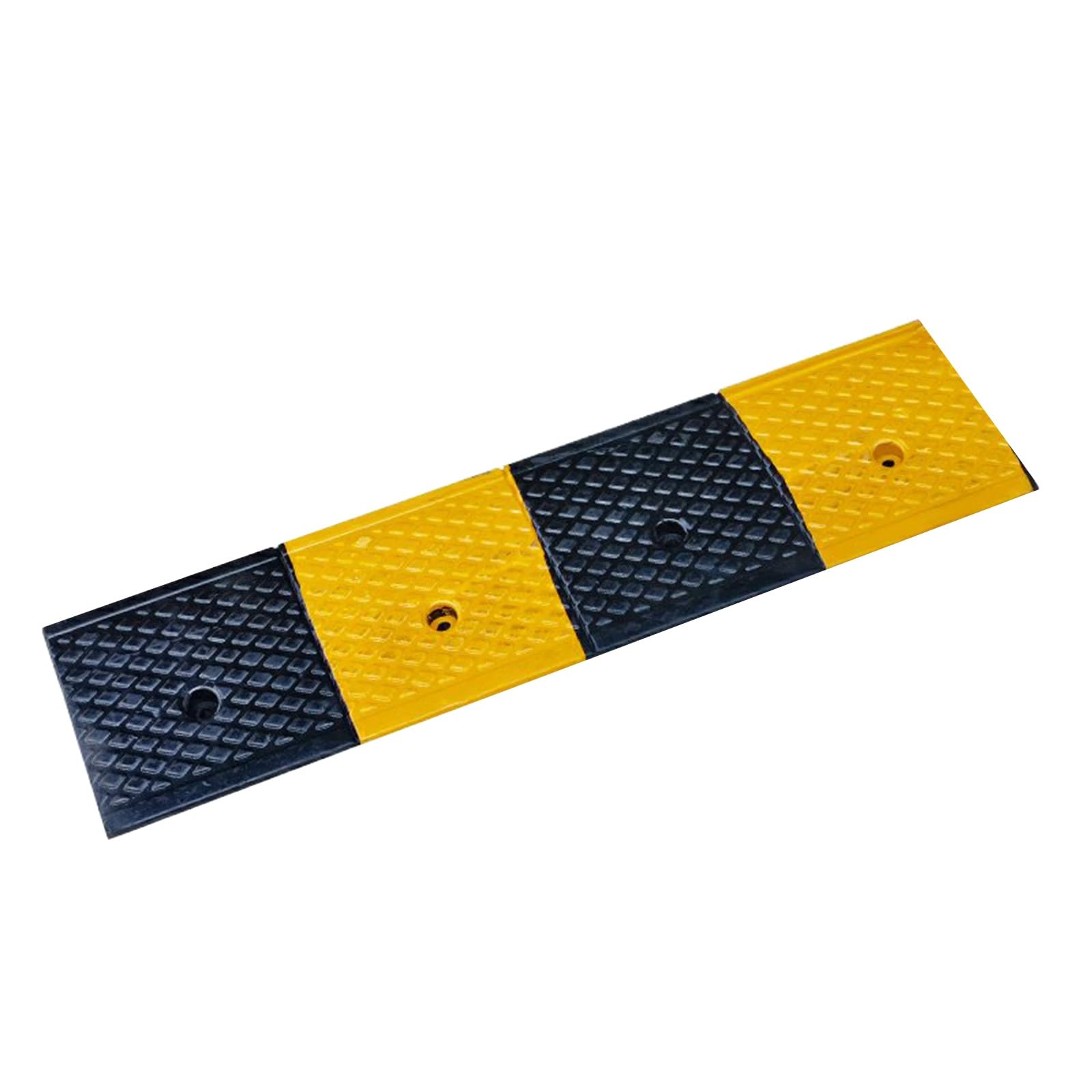 Rampa Podjazdowa, Rampa Garażowa, Dwukolorowa, Jaskrawe Kolory, Wytrzymały Materiał, Antypoślizgowa i Odporna na Zużycie, Odpowiednia do Dróg(100x15x5cm/39x6x2in)