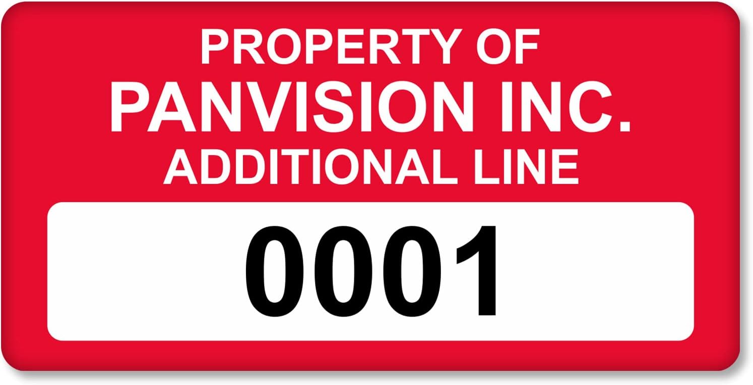 Custom Asset Labels with Sequential Numbering