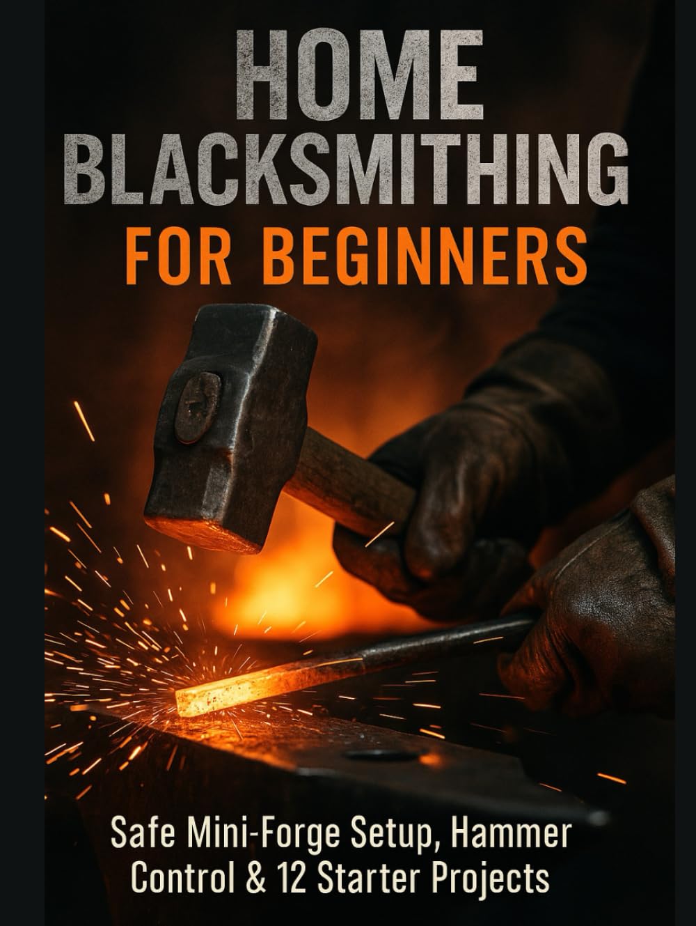 HOME BLACKSMITHING FOR BEGINNERS: Safe Mini-Forge Setup, Hammer Control, and 12 Starter Projects