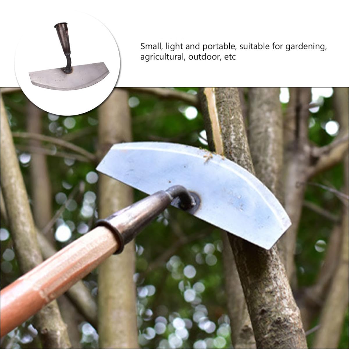 Toyvian 3 Stck. Hand Hacke Gartenwerkzeug Tragbare Unkrautentferner ohne Griff für Gartenarbeiten Graben und Jäten