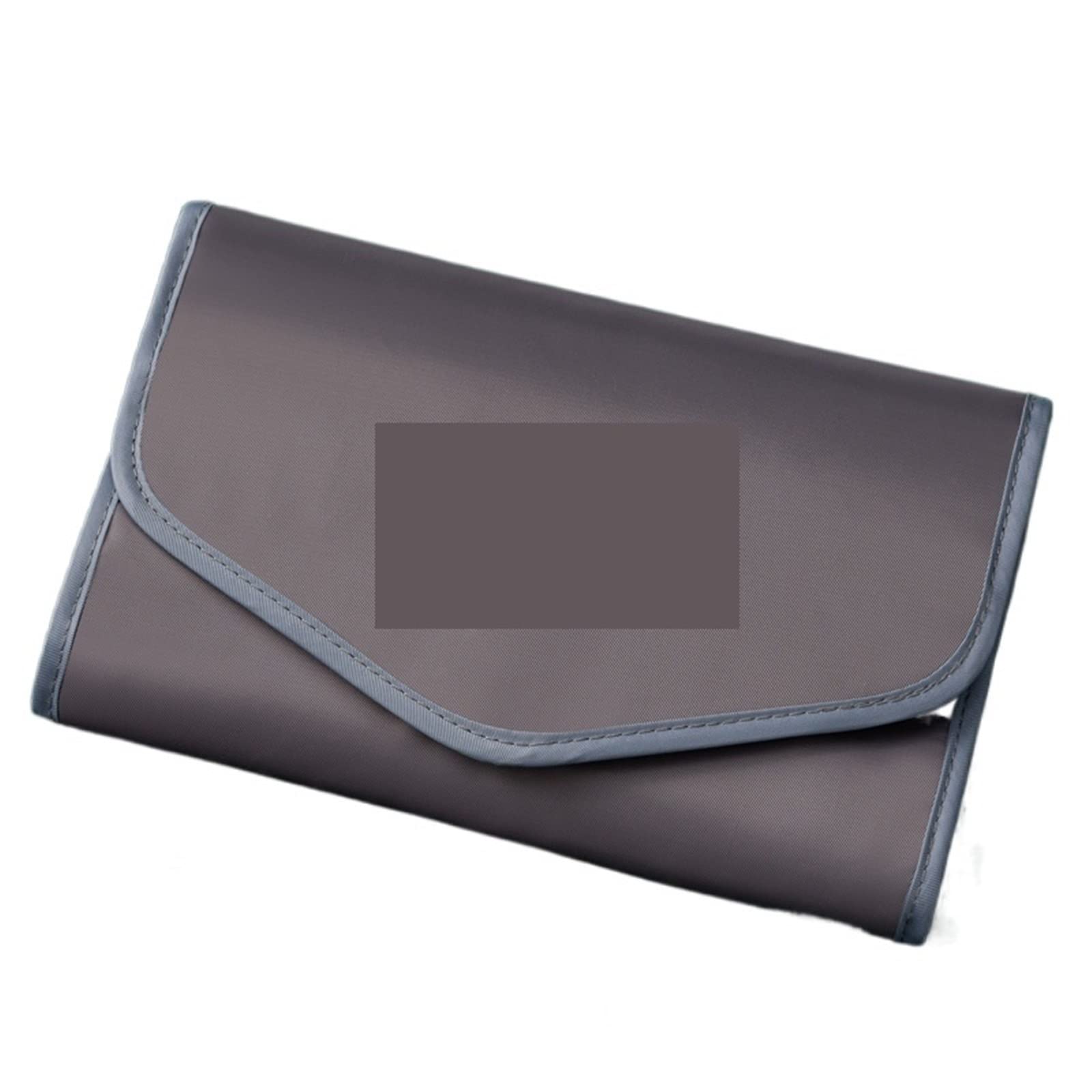 JINGYAN Storage Boxes Travel Jewelry Organizer Portable Folding Bag Storage Bags Necklace Earrings Rings Case Multifunction(Gray)