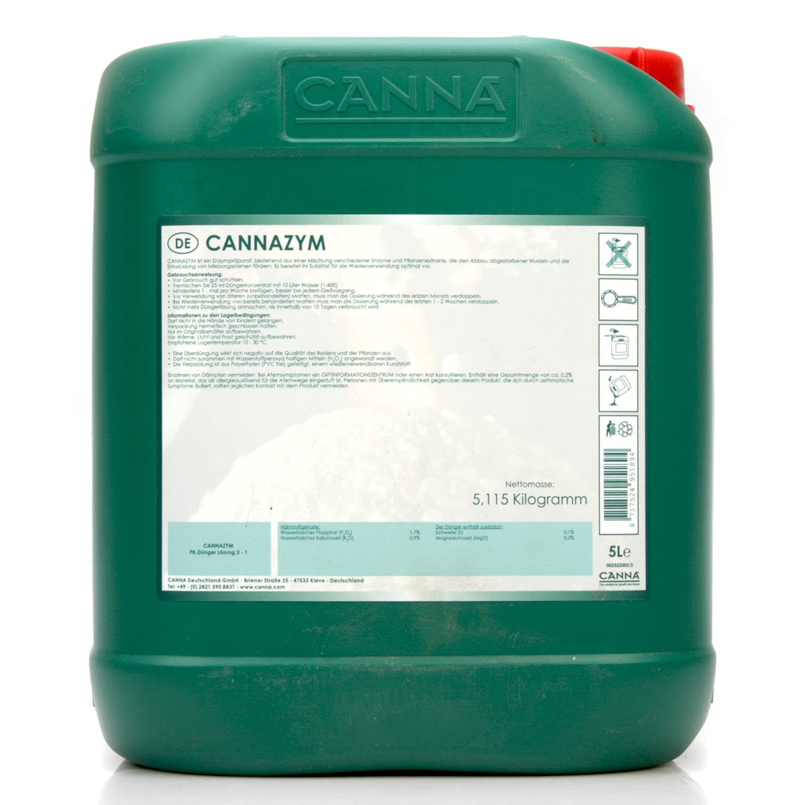Canna Cannazym 5 L 1:400 Engrais enzymatique