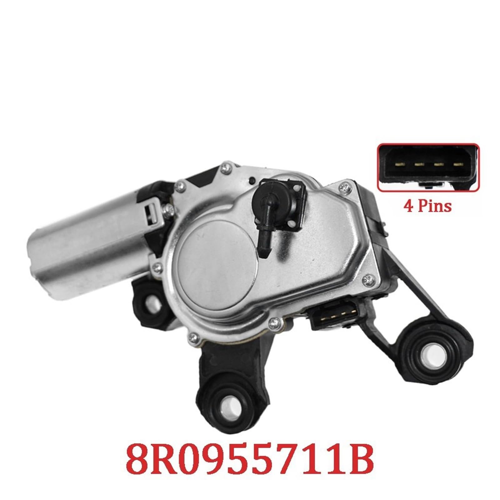 Uniwersalny zestaw silnika DIY‌ Silniki wycieraczek tylnych 8R0955711C 8R0955711A 8R0955711D 8R0955711E 8R0955711G pasujące do Audi A3 A3 Sportback A4 A6 Q5 Q7. Silnik cichy z powłoką grafitową‌