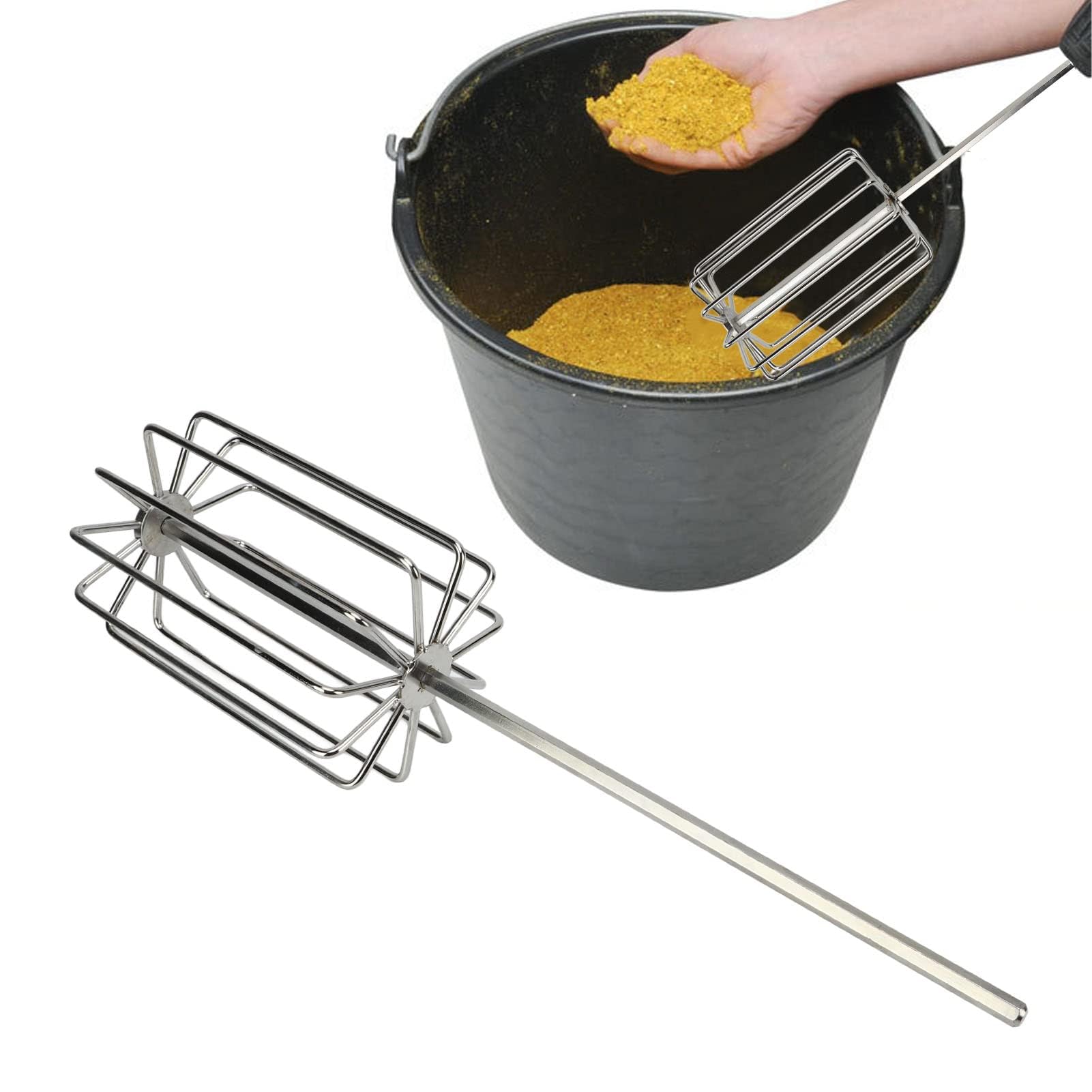 Miscelatore per mangiatoio, Miscelatore di mangiatoie Robusto in Acciaio Inox da Pesca 11 coltelli Accessori per Utensili da Frusta