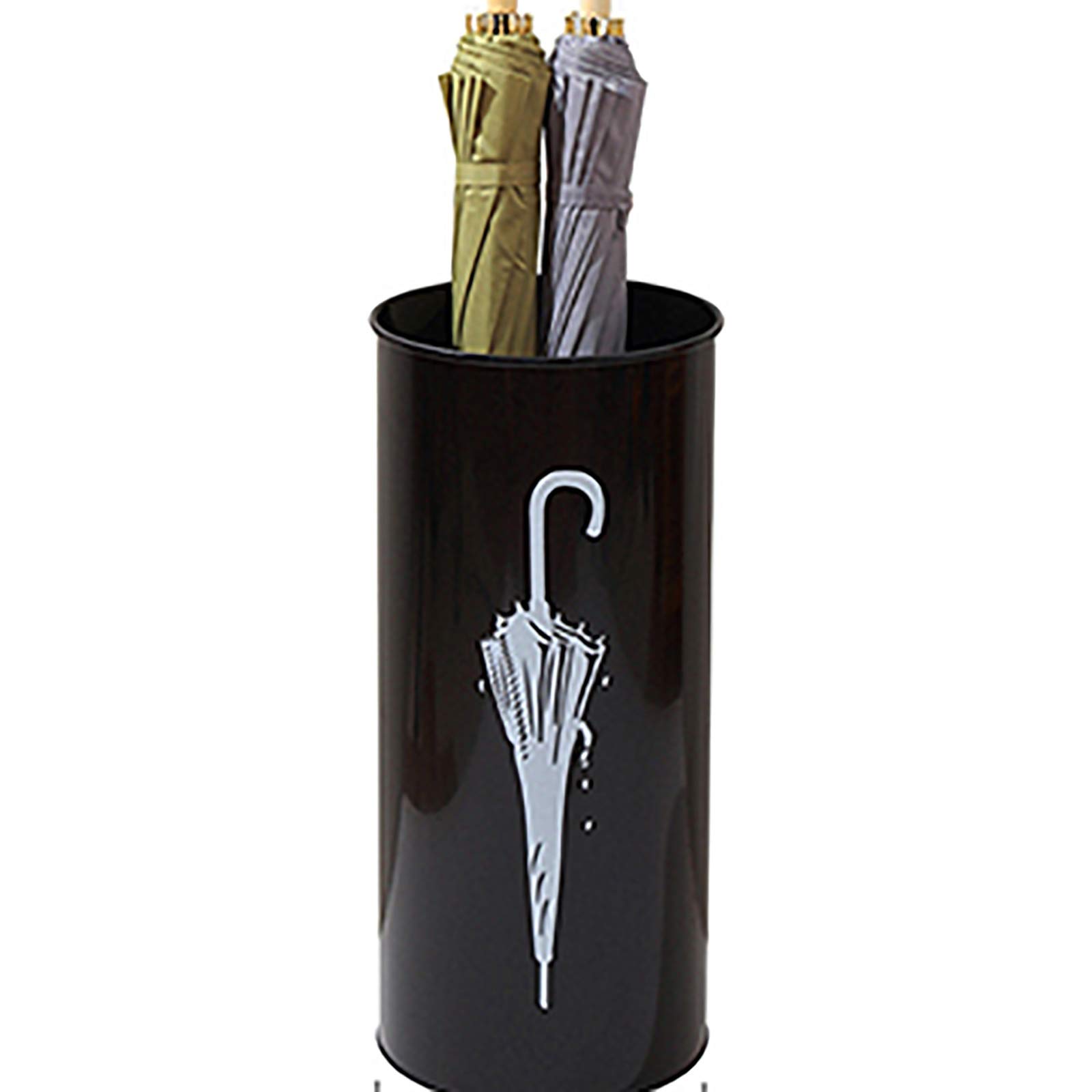 Gonmdopy White Umbrella Stand, Household Umbrella Stand, High Capacity Umbrella Rack