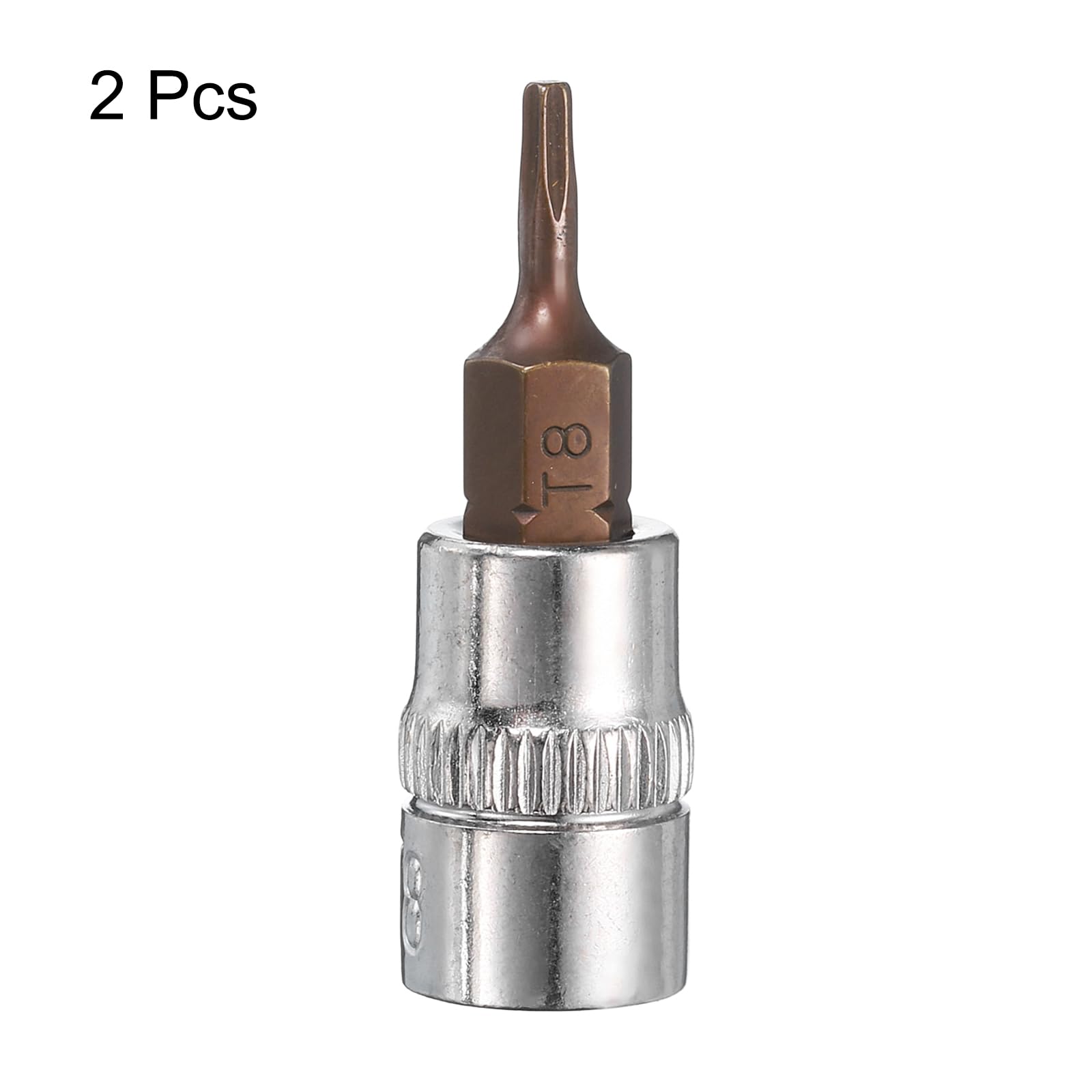 QUARKZMAN 2Pcs 1/4" Conduire X T8 Douille Pour Embout Torx