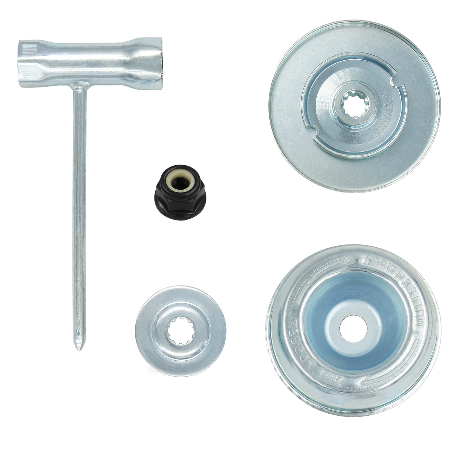 Kit adaptador de hoja para Stihl FS90 FS90R FS94 FS100RX FS110 FS110RX FS120 FS130 FS130R FS200 FS240 FS250 FS55 FS55R FS56 FS56RC FS70R FS80 FS83 FS855 FSA90. FS-KM (kit de fijación de
