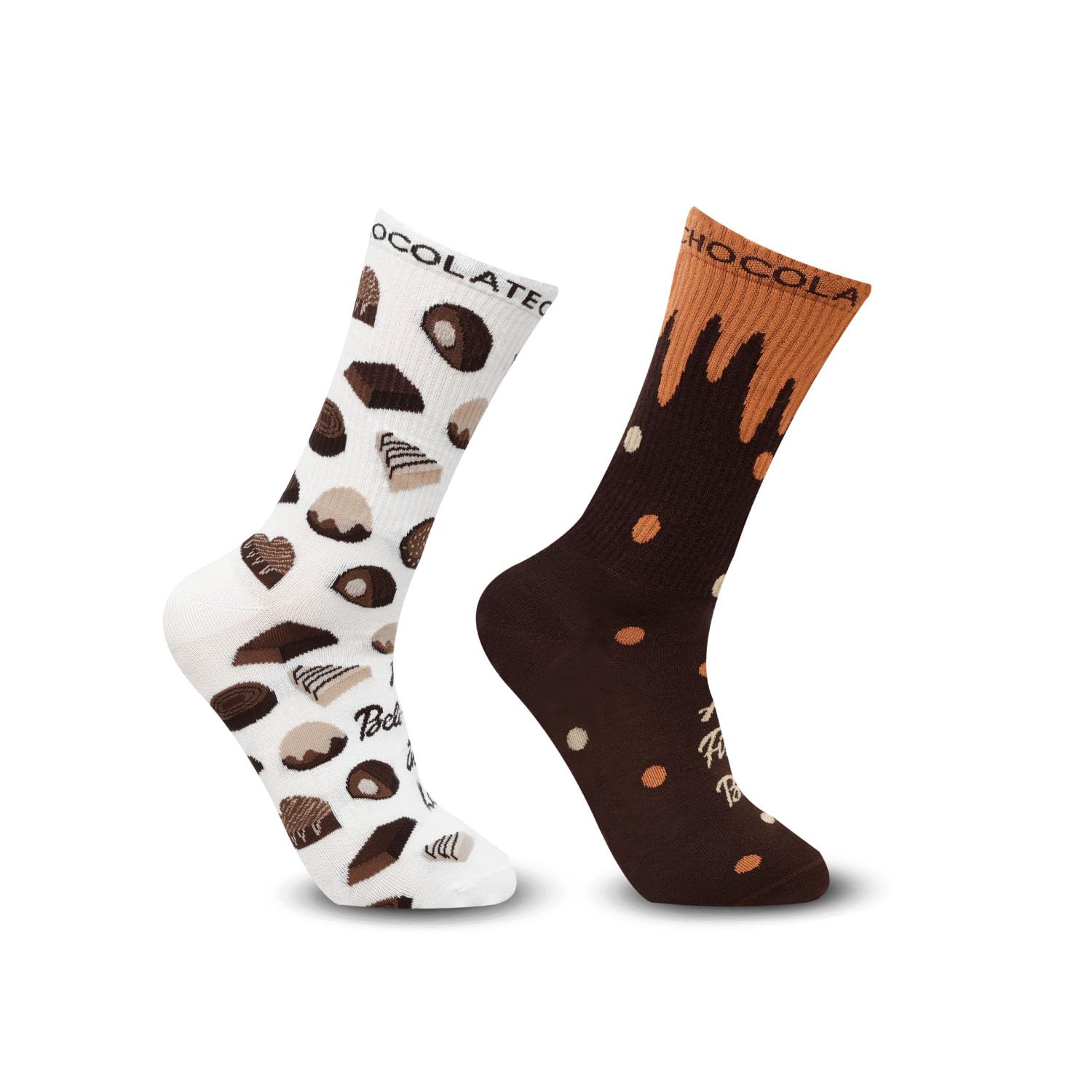 bonjour Couple Socks Crew Length (Male & Female)-picture-44