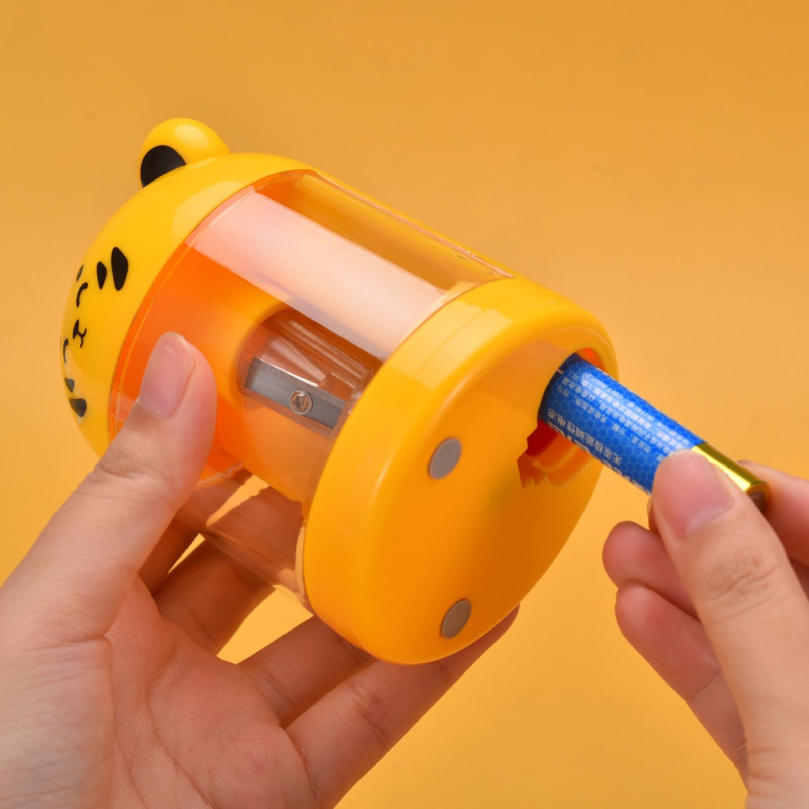 シャクシ　えんぴつ削り Amazon.co.jp: 電動鉛筆削り 自動イン&アウト付き 全自動ロボット鉛筆