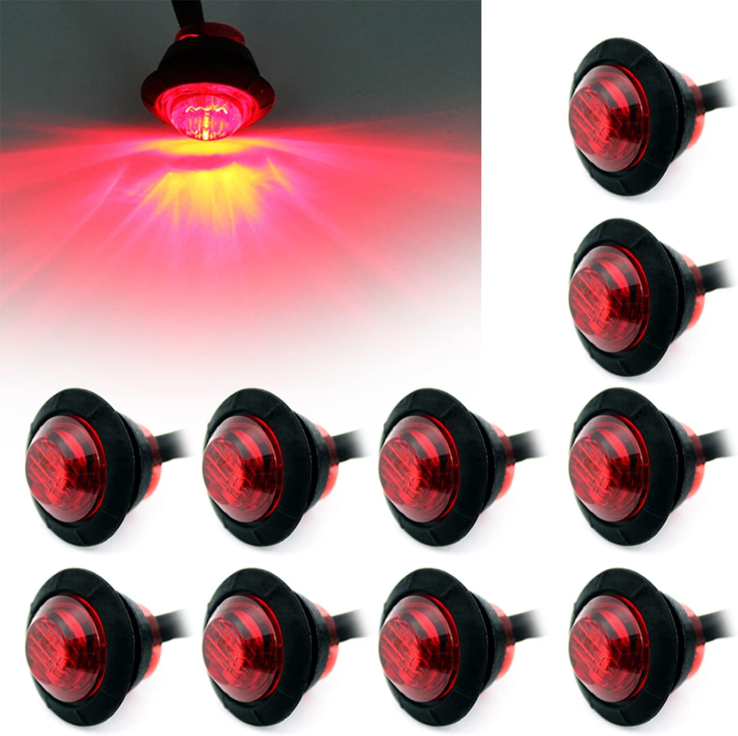 10PCS Red