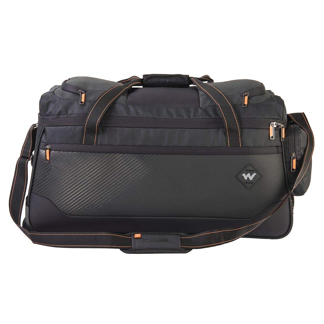wildcraft Nash Black Travel Duffle (12218)-Large (Wxdxh : 29X25.5X56 Cm, Polyester)-picture-11