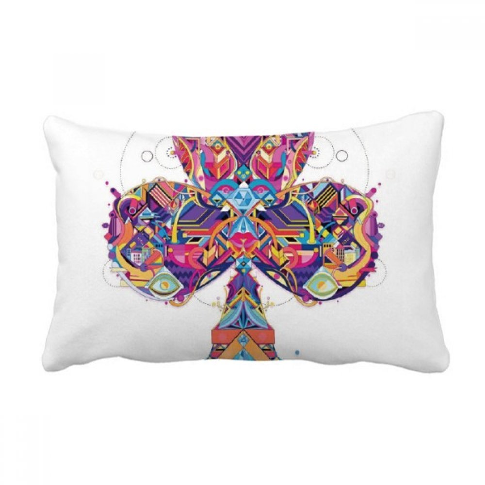 Coussin lombaire géométrique Club de 40x60 cm pour la décoration du canapé