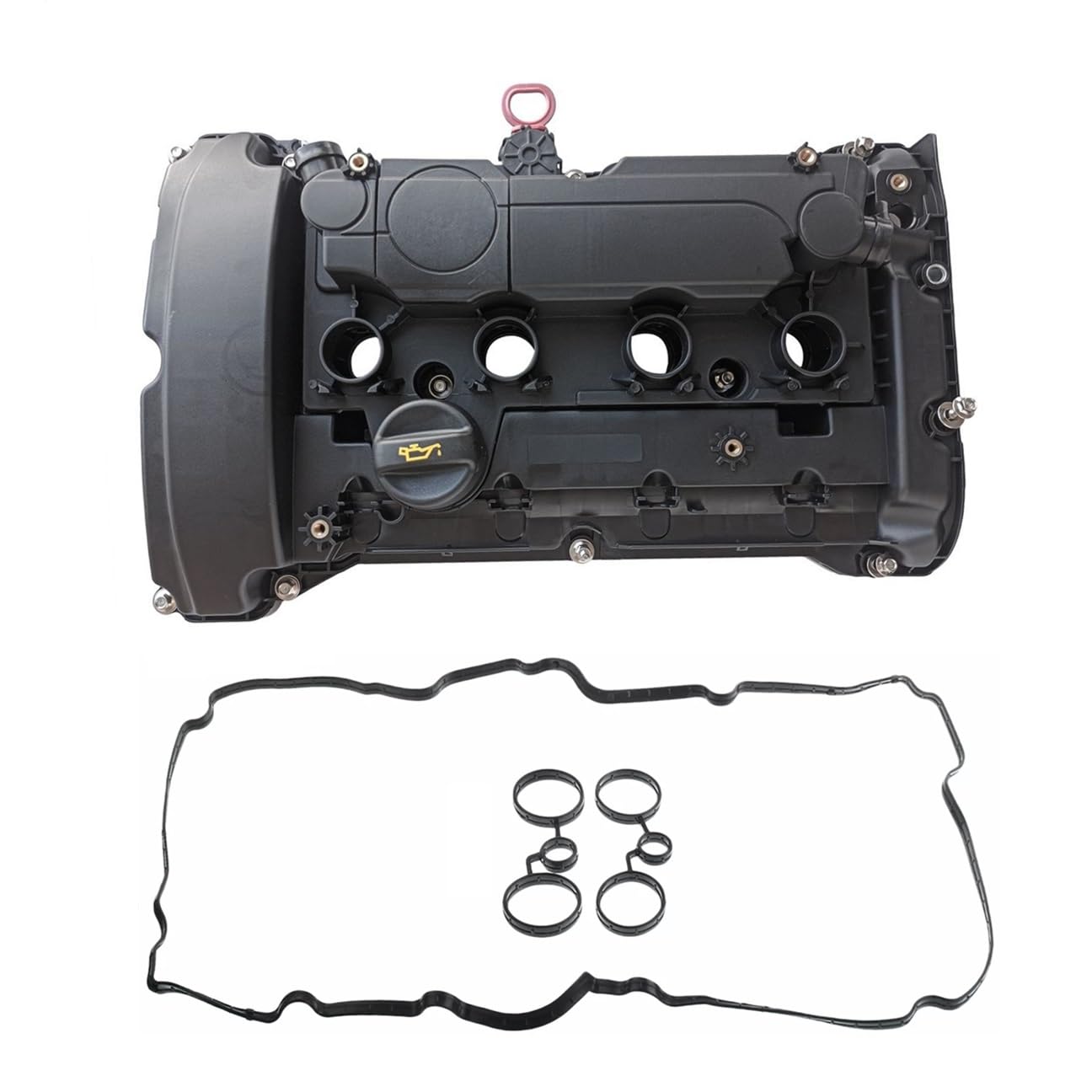 Hajus 1031145 Zylinderkopfhaube Ventildeckel 9812071480 kompatibel mit Citroën C4 C5 DS Peugeot 207 308 508 1.6