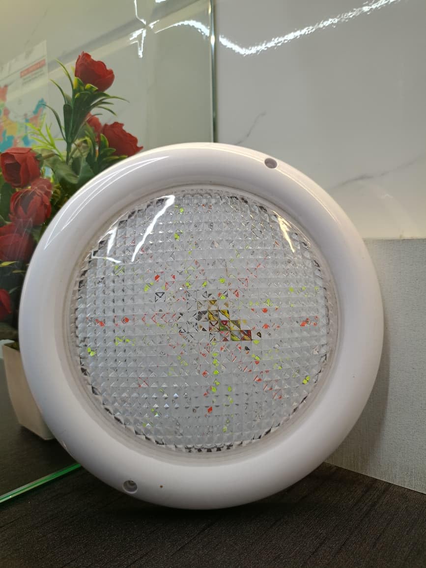 A K Lighting 27W Swimming Pool Light | 9.5-Inch ABS Slim Body | IP68 Underwater Waterproof Lamp for Pool, Fountain & Pond Lighting (RGB)