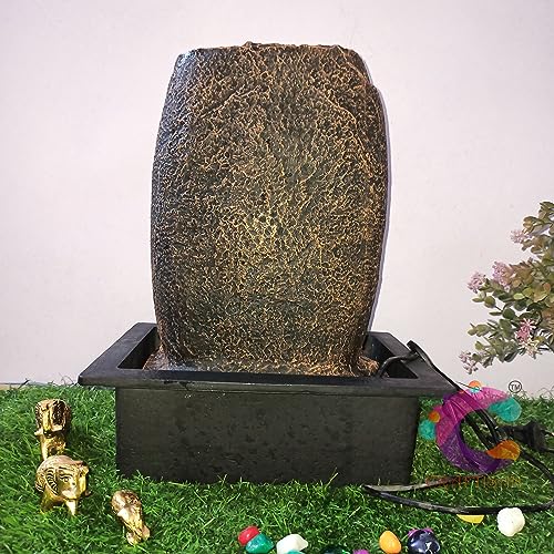 Image of Decorative Water Fountain for Home Decor, Office, Indoor & Outdoor, Garden, Puja Room, Vaastu, Reception, Spa, Gifting. (C-037, Waterfall Buddha)