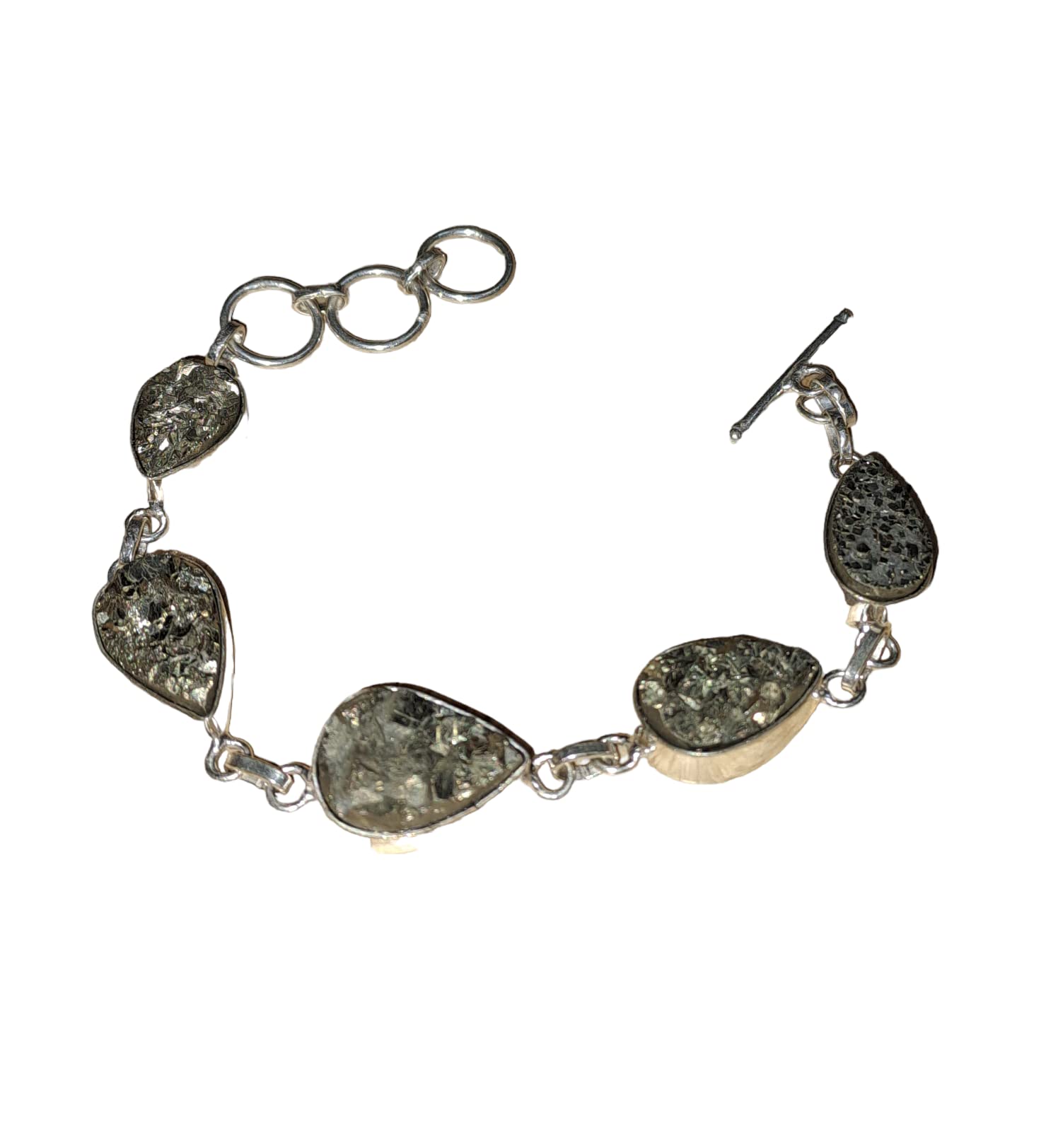 Divinity Crystals Pyrite Geode Original 5 In 1 Certified Stylish Chain Unisex Bracelet To Attract Wealth Prosperity And Good Luck (B0C444JYVM) Amazon Price History, Amazon Price Tracker