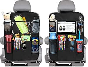 Organizer Per Sedile Auto - Tasche Multiuso In Feltro Con Protezione Schienale - Foto 4