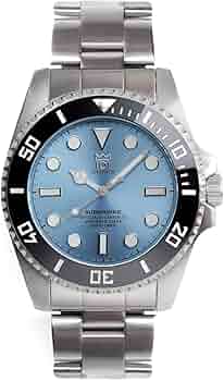 美品【HYAKUICHI 101】ヒャクイチ クロノグラフ デイト アイスブルー