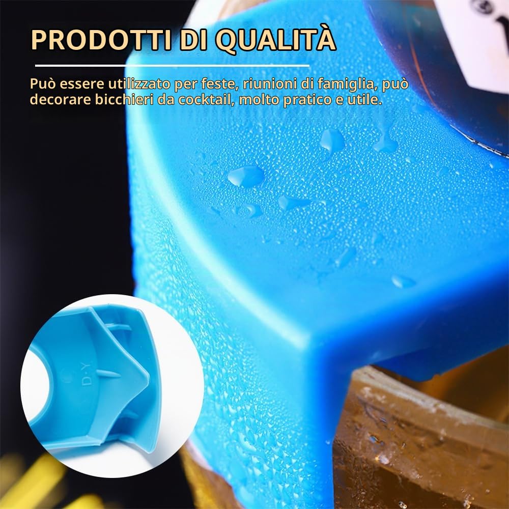 9 Pezzi Fermagli in Plastica Bottiglia Bottiglia di Birra Fibbie | Drink Clip Bevande Clips Bottiglia Porta Porta Birra Cocktail Snap Fermagli per Bevande per Bar Home Cucina Party