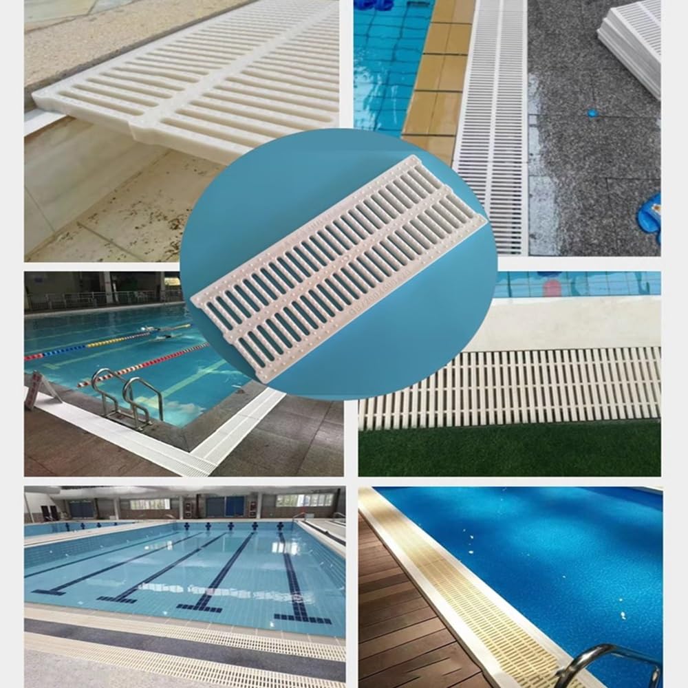 Kratki spustowe do basenów, plastikowa kratka spustowa, system filtrów deszczowych, kratka kanalizacyjna, podnośniki odpływowe na patio i TER