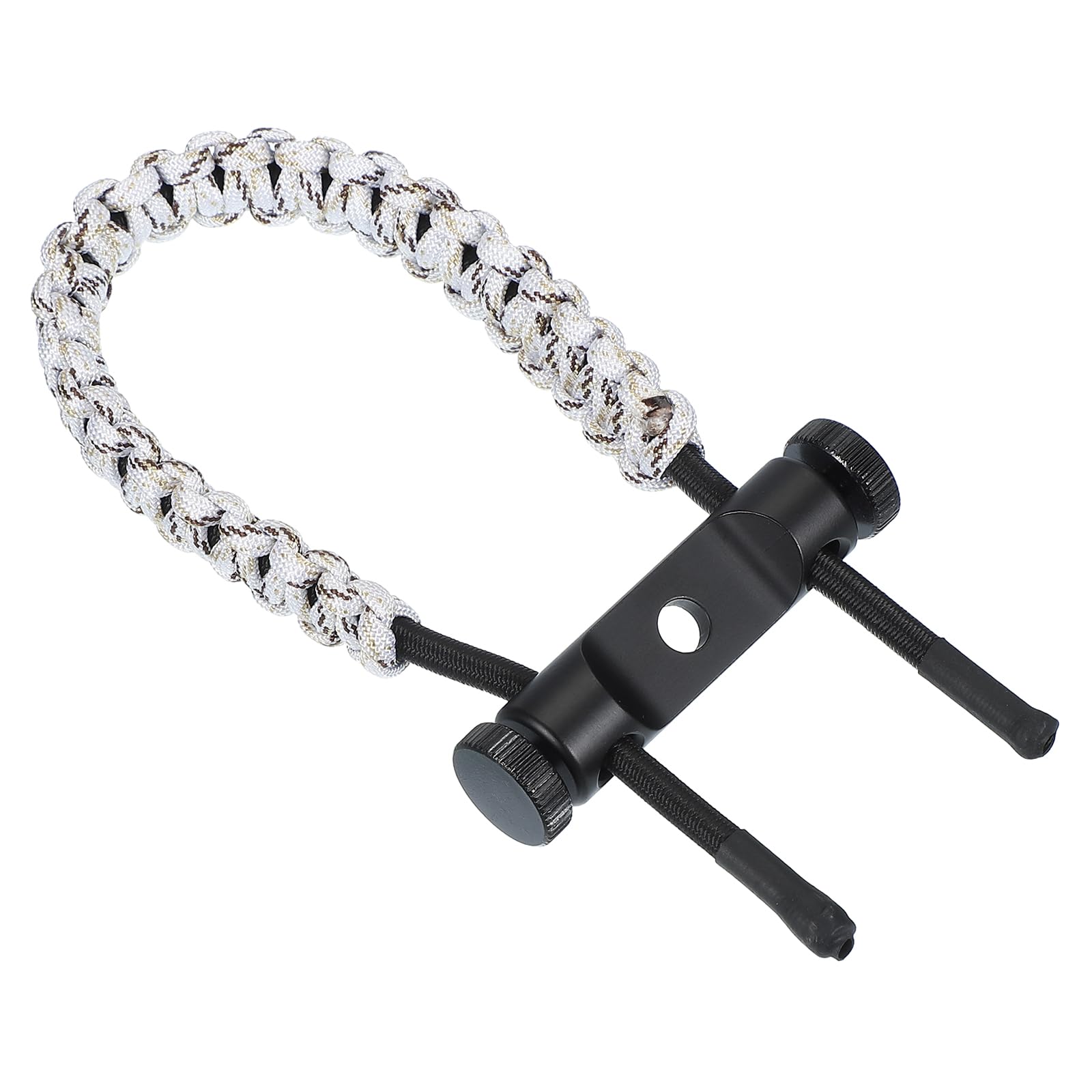 sourcing map Archery Bow Wrist Sling 15.75 Inch 550 Paracord Strap Compound Bow Stabilizer & Hand Loop Carrier Bow Stabilizer for Bow Hunting Shooting Snow Camouflage 1 Count