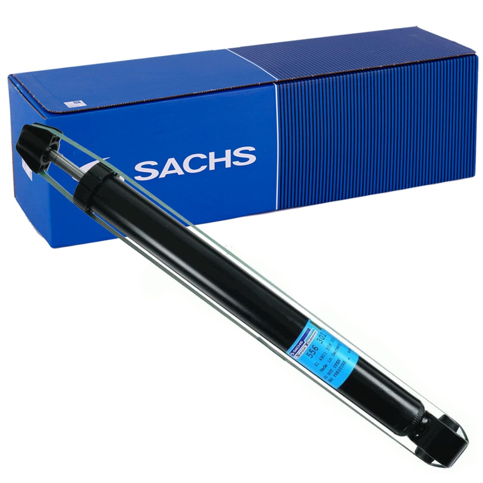Sachs Shock Absorber Pair Rear Axle For Audi 556301 Replacement Part