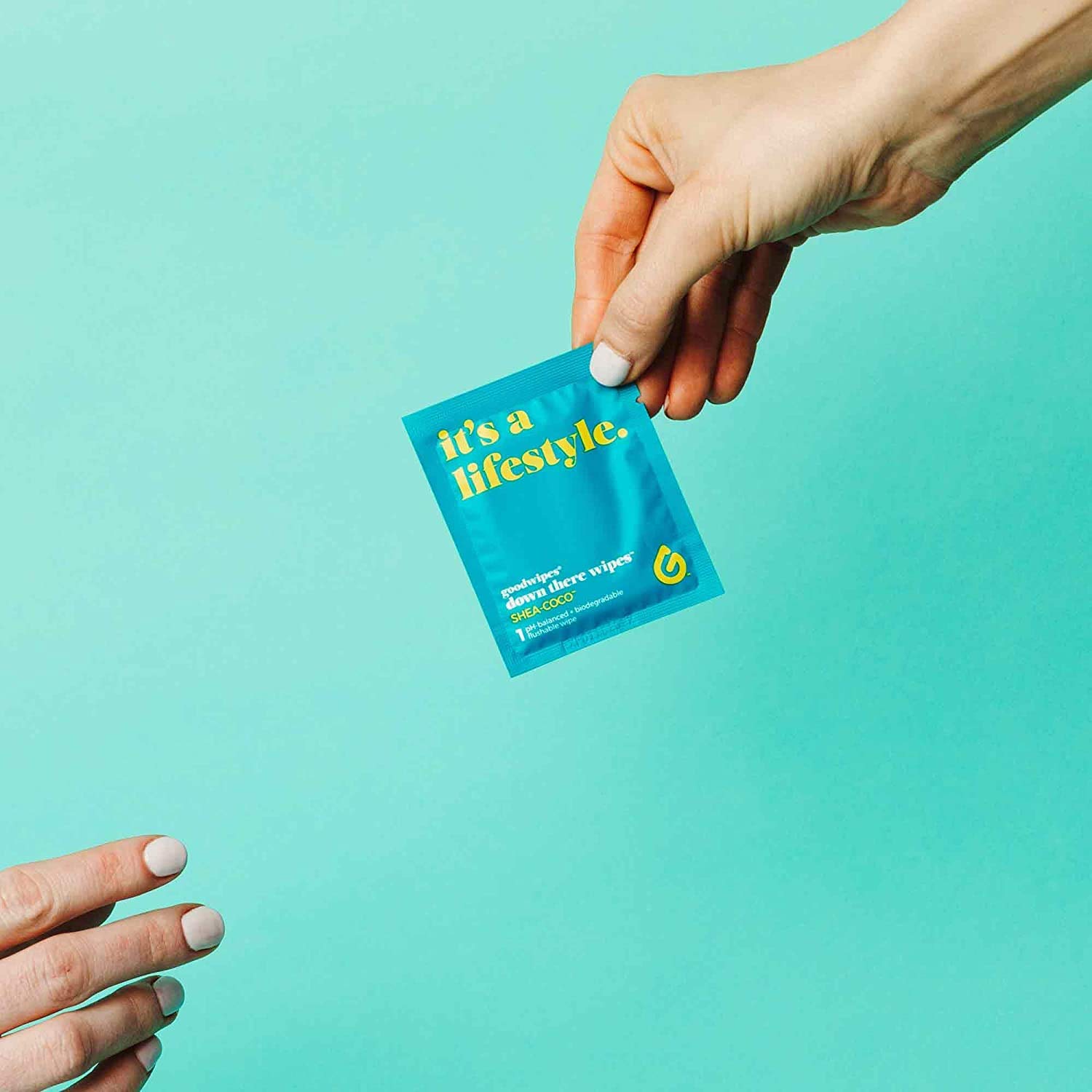 Goodwipes Down There Feminine Hygiene Wipes, Shea-Coco Scent, Individually Wrapped, Perfect for Travel, Flushable, PH Balanced and Hypoallergenic, 64 Individually Wrapped (4 Packs of 16) : Health & Household