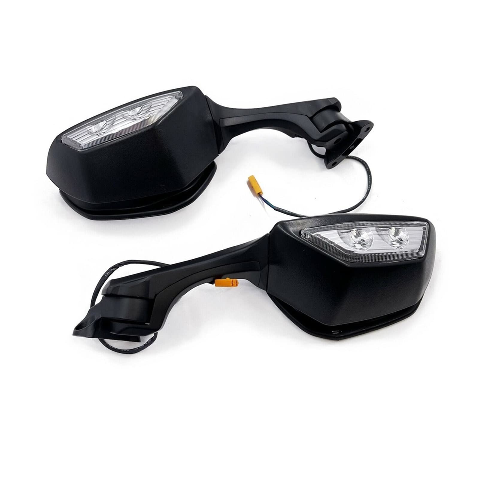 Amazon | オートバイ折りたたみミラー LED ターンライト信号リアビュー
