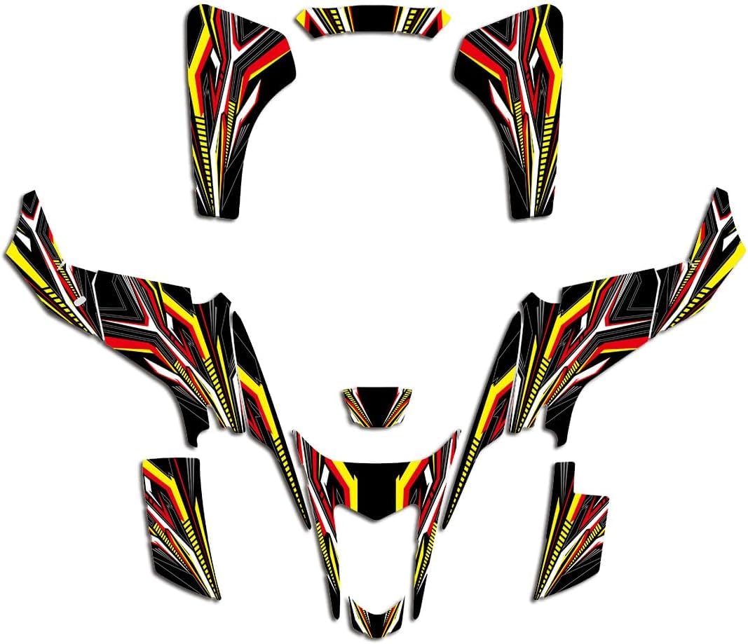 Graphics Kit for Suzuki LTZ 400 (2003-2008) ATV Dirt Bike Stickers,Quad Dirtbike Racing Decal Motocross Accessories Parts (RED)