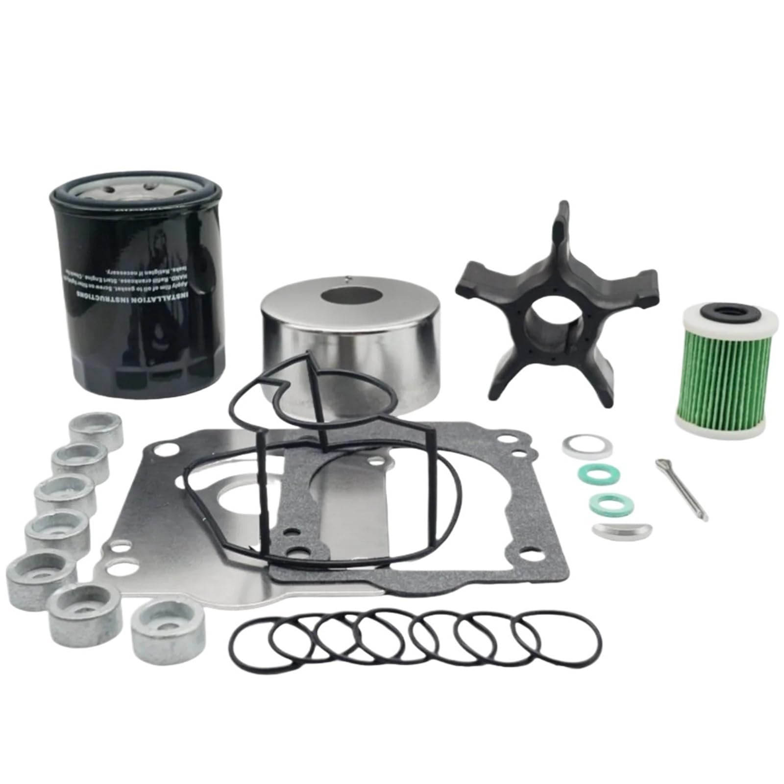 for Kit di Riparazione Pompa Acqua Suzuki DF200-DF225-DF250 2011+ Anodo di Zinco | Anodo di zinco, guarnizione, filtro dell'olio, Su-zuki, 200-250 HP, DF200 DF225 DF250, 2011+