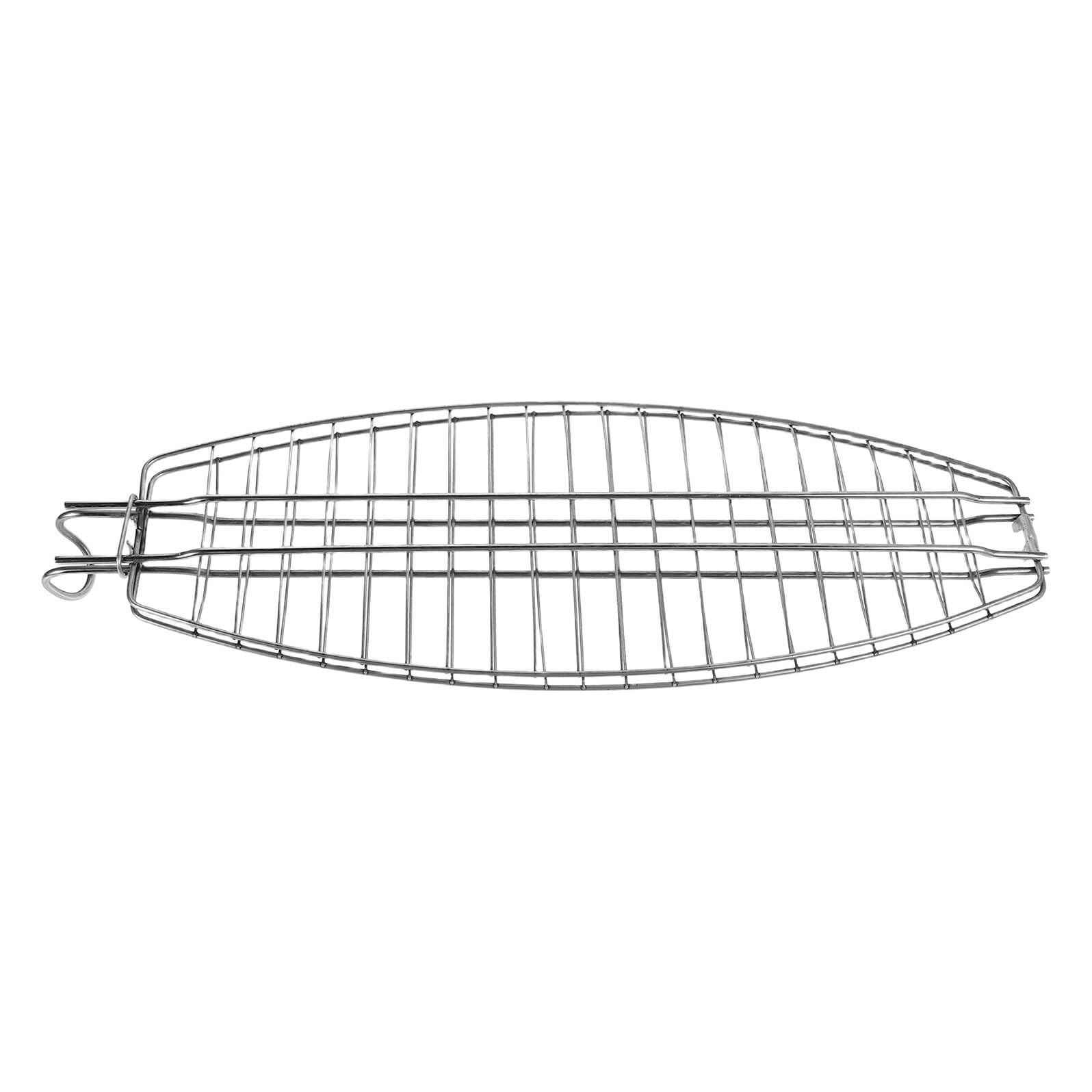 Uonlytech Cestello Barbecue in Acciaio Inossidabile per Pesce, Pieghevole e Facile da Conservare, Accessorio Multifunzionale per Camping e Picnic all Aperto
