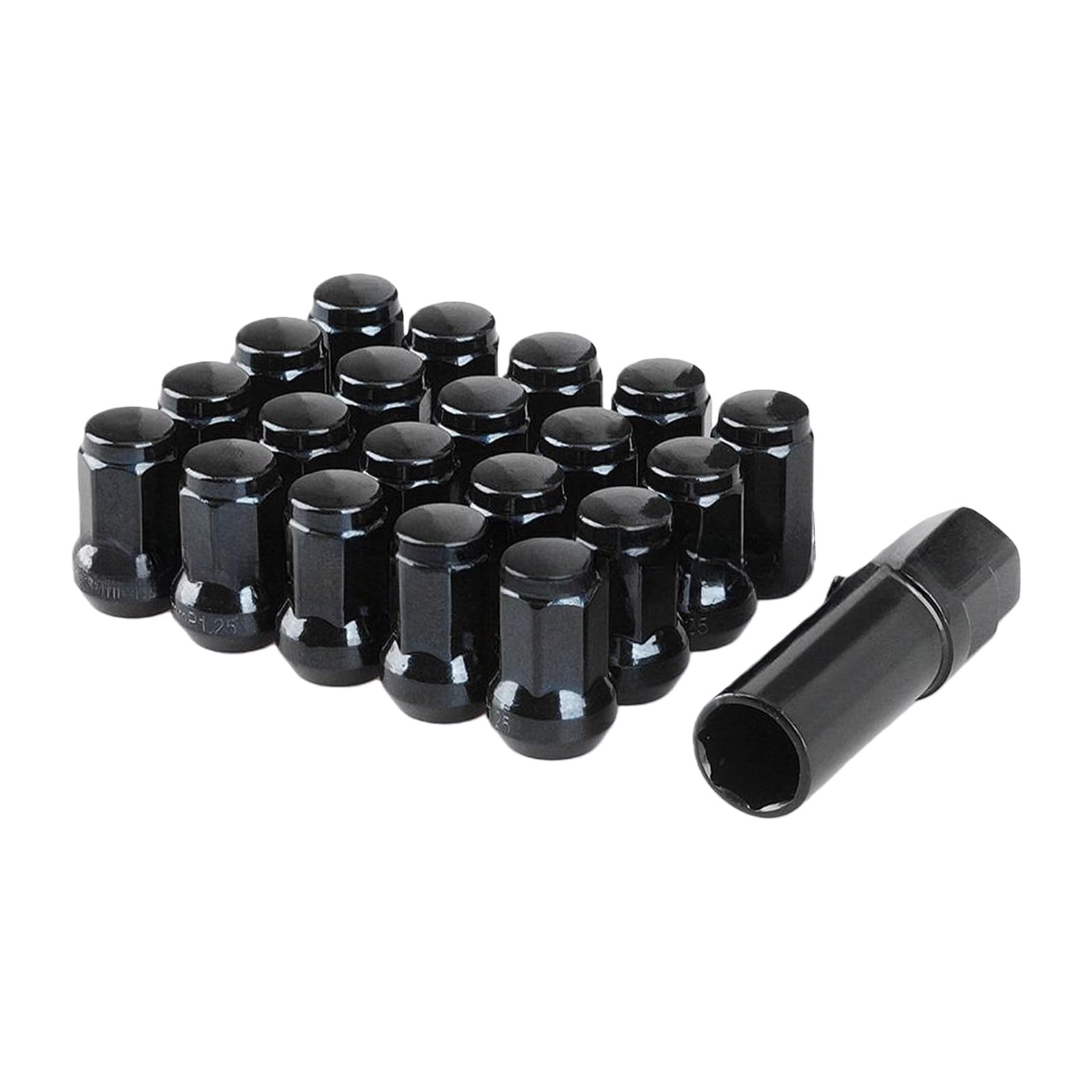Carbon Steel AntiTheft Wheel Bolts 20pcs Wheel Nut for Vehicles Universally Fit with Tamper Proof Hexagonal Structure Security Nut