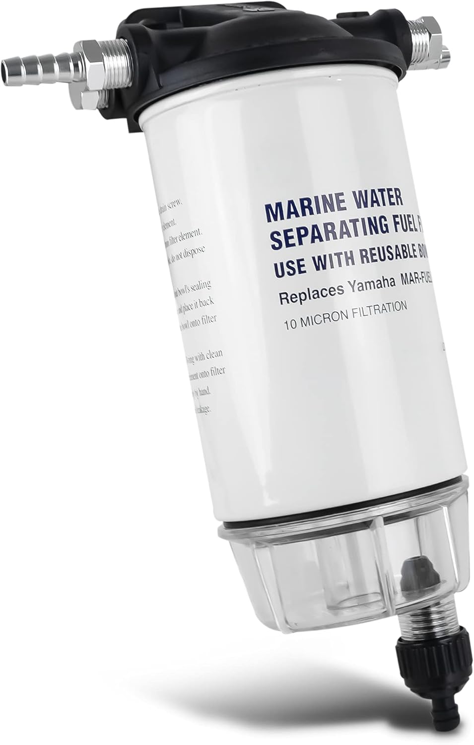 Marine Engine Fuel Line Water Separator Filter Kit with