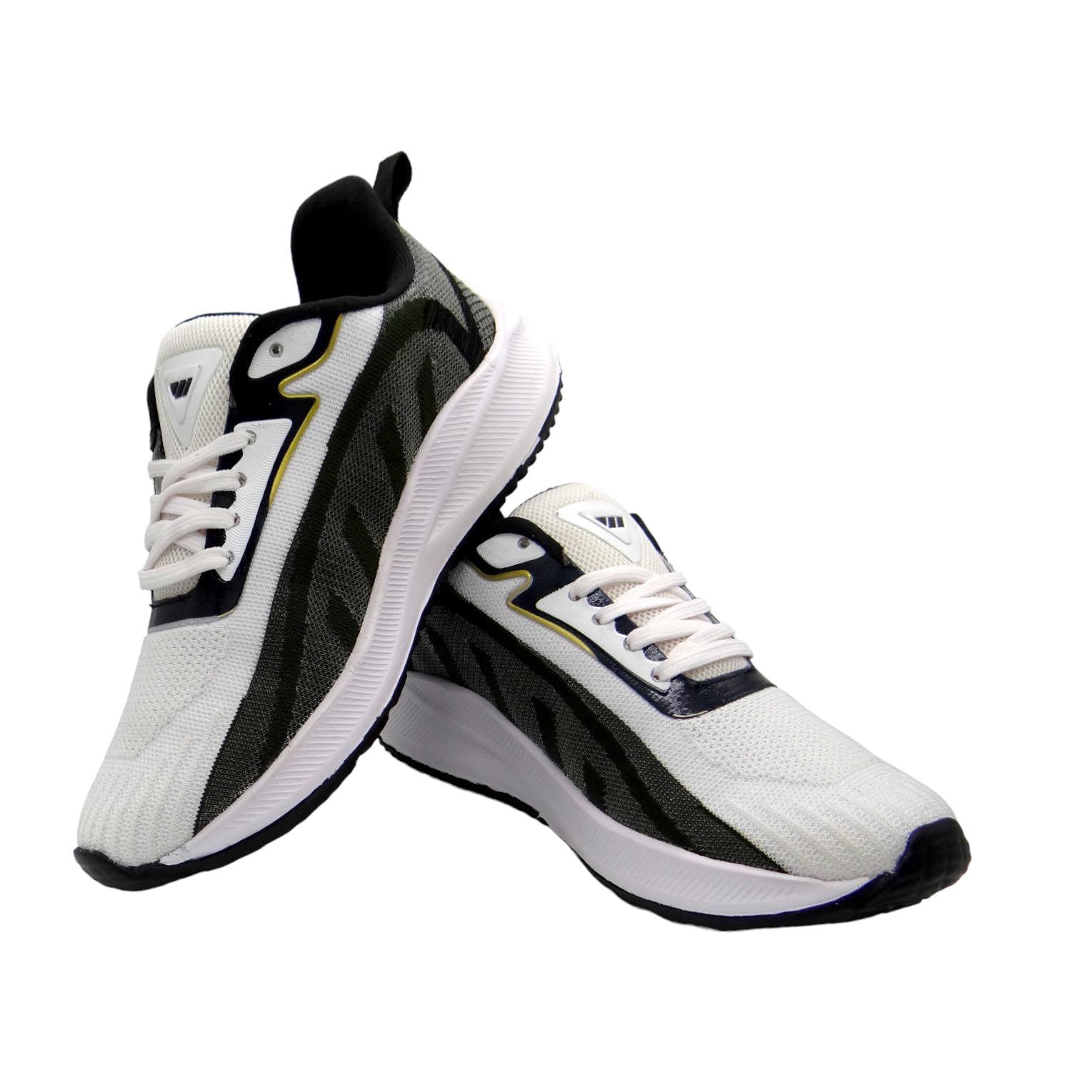 Walksmen Mens Lightweight Running and Training Sports Shoes (Mehendi/White, UK Footwear Size System, Adult, Men, Numeric, Medium, 7) (B0D8W37B2Y) Amazon Price History, Amazon Price Tracker