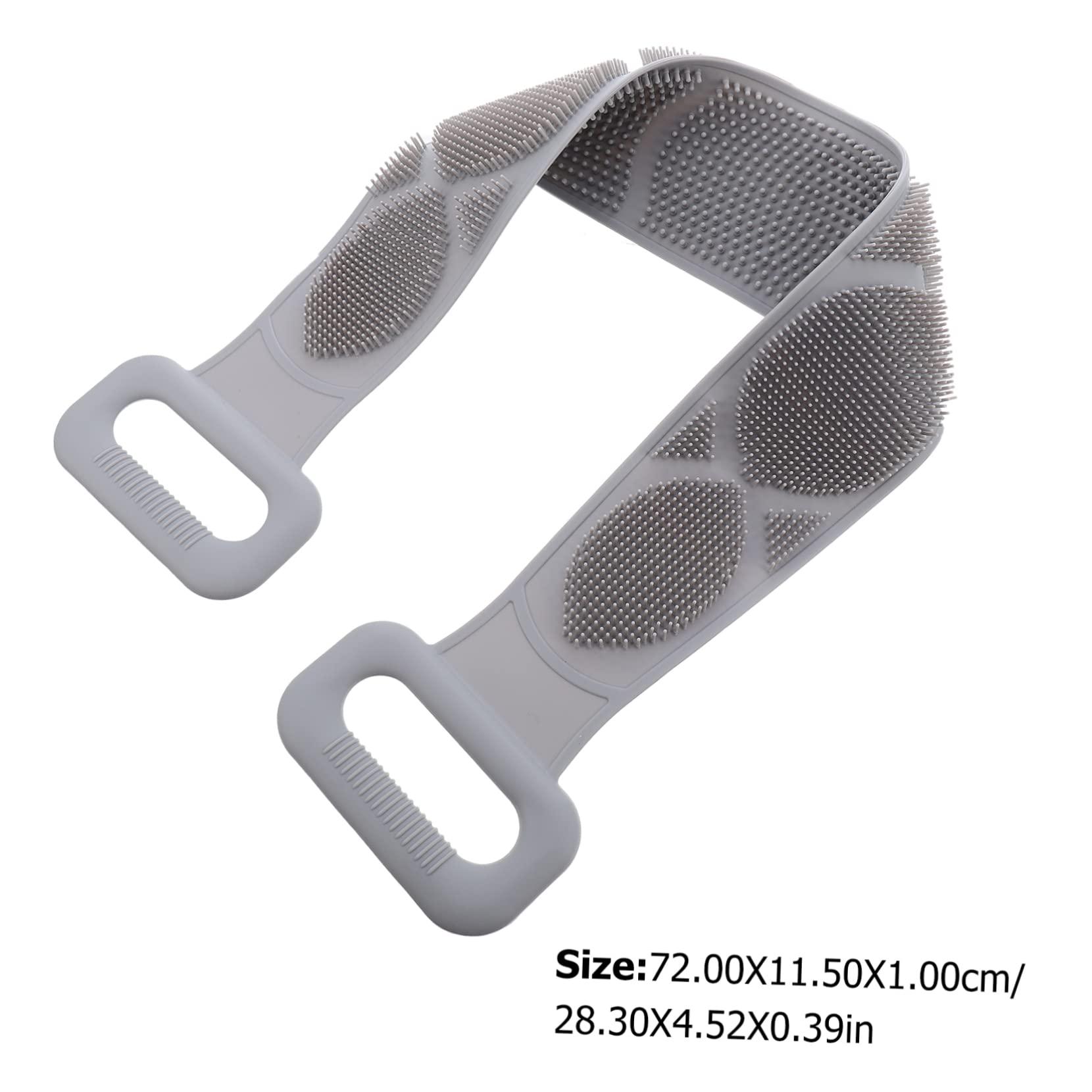 ARTSEWPLY Silicone Back Rub Towel Exfoliating Bathing Supplies with Long Straps for Comfortable and Durable Dual Sided Design for and Pore Care