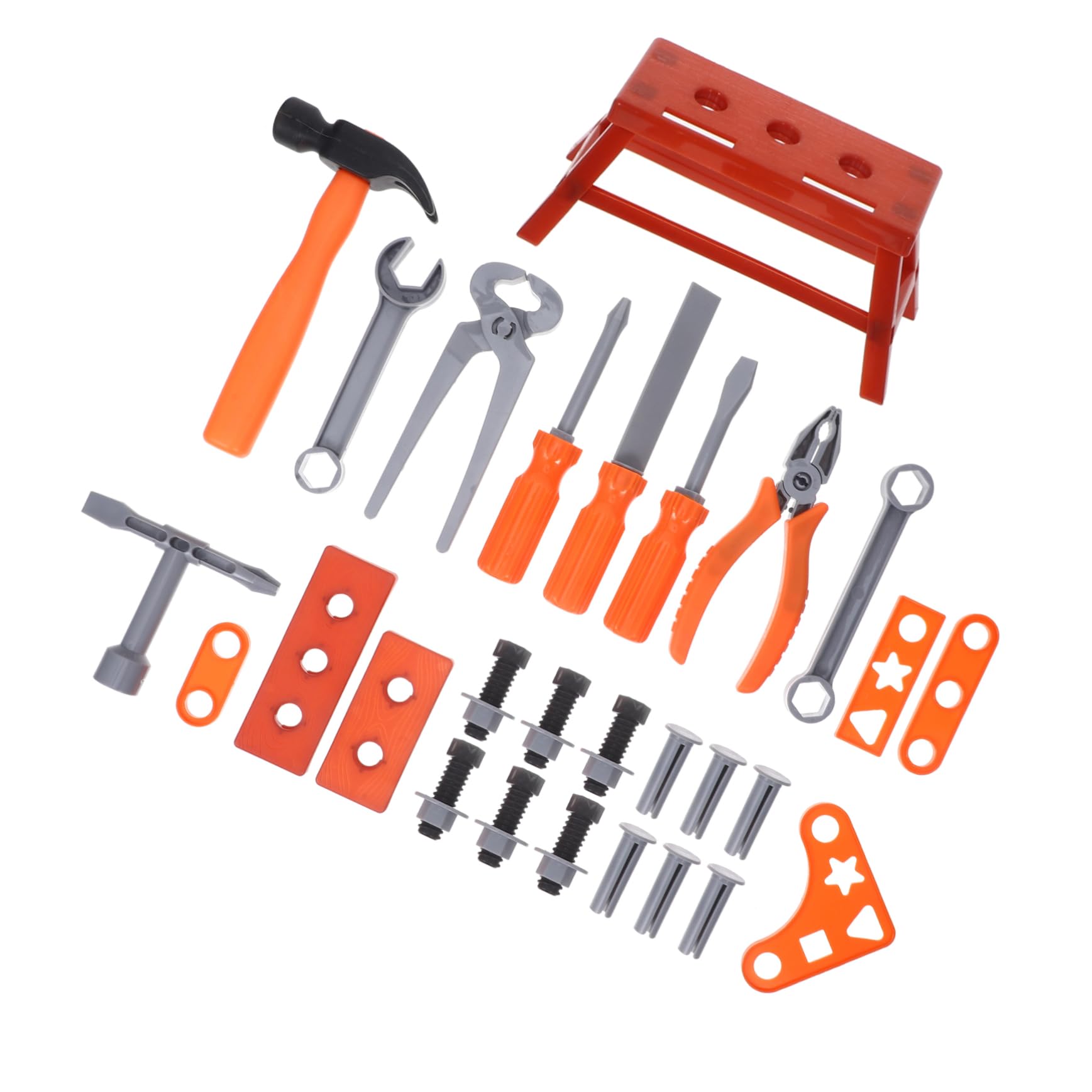 ifundom Toy Drill Set Boys and Girls Electric Drill Screwdriver Toy Educational for Boys and Girls