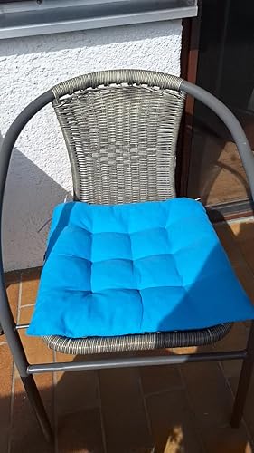 Cojines Para Sillas Exteriores Juego De 2 Cojines Para Silla De Jardín Con Funda Desenfundable En Impresión Digital Doble Cara 50x50x8 Cm Lemon Flower 91977209 Cojin Silla