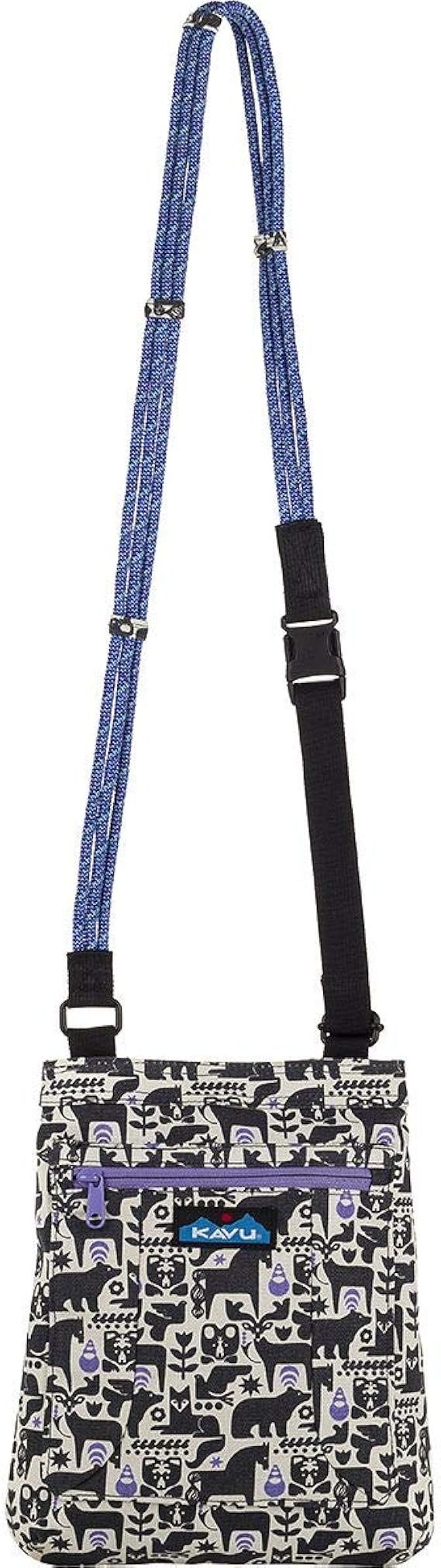 KAVU Keepalong Semi Padded Sling Canvas Rope Crossbody Bag