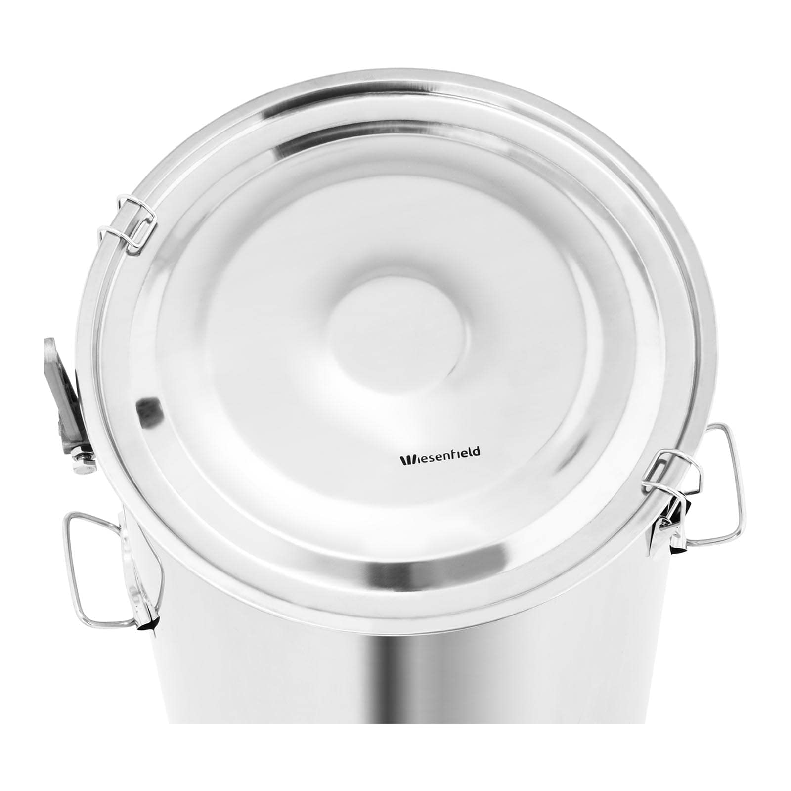 Smielatore Manuale Tangenziale Estrattore Per Miele Inox Professionale WIHE-02201 (2 Favi, Acciaio Inox, Plastica, Tangenziale)
