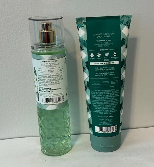 Gingham Fresh Duo Set - Body Cream and Fine Fragrance Mist (Packaging may vary)