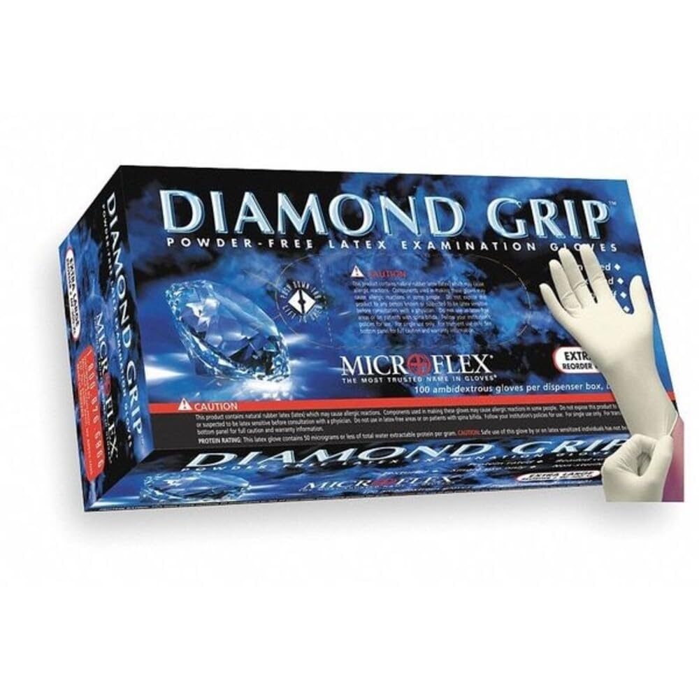 Amazon.com: Ansell MICROFLEX ​Diamond Grip MF-300 Exam Standard
