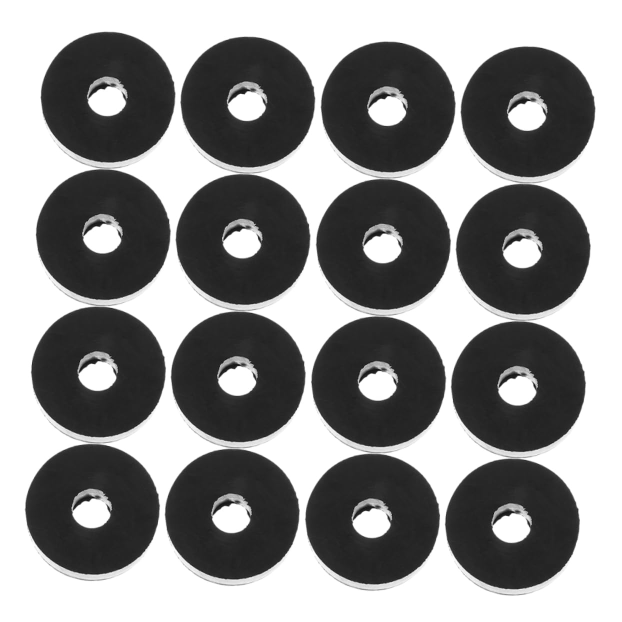 OUNONA Heavy Duty Anti Slip Pads 25pcs Vibration Damper Pads for Washers Rubber Washers for Vibration Suppression Replacement Grommet