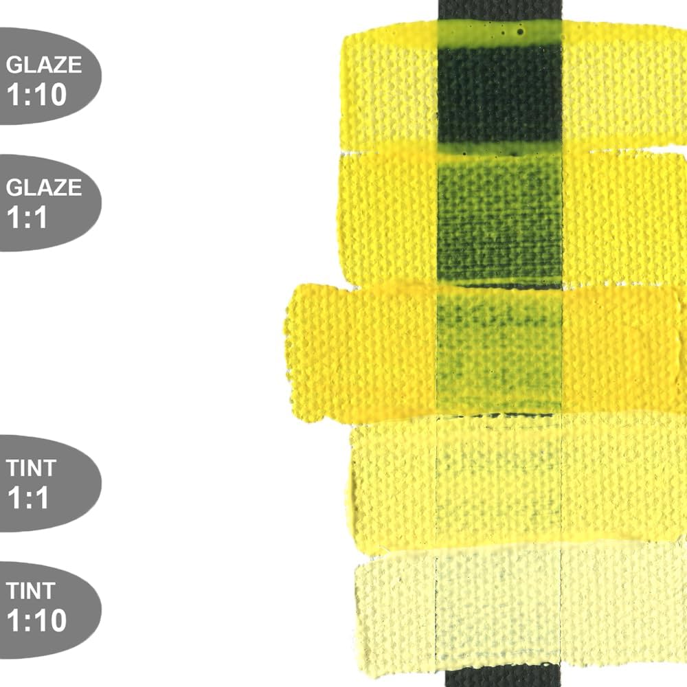 GOLDEN Heavy Body Acrylics, Benzimidazolone Yellow Light, 5 fl. oz. Tube, Professional Acrylic Paint, Transparent