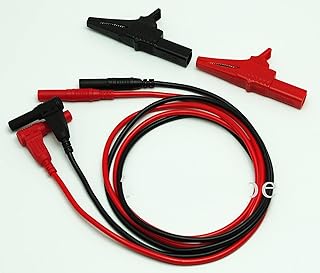 TestHelper Silicone Test Leads With Alligator clip test clips probes Use for Multimeter DMM