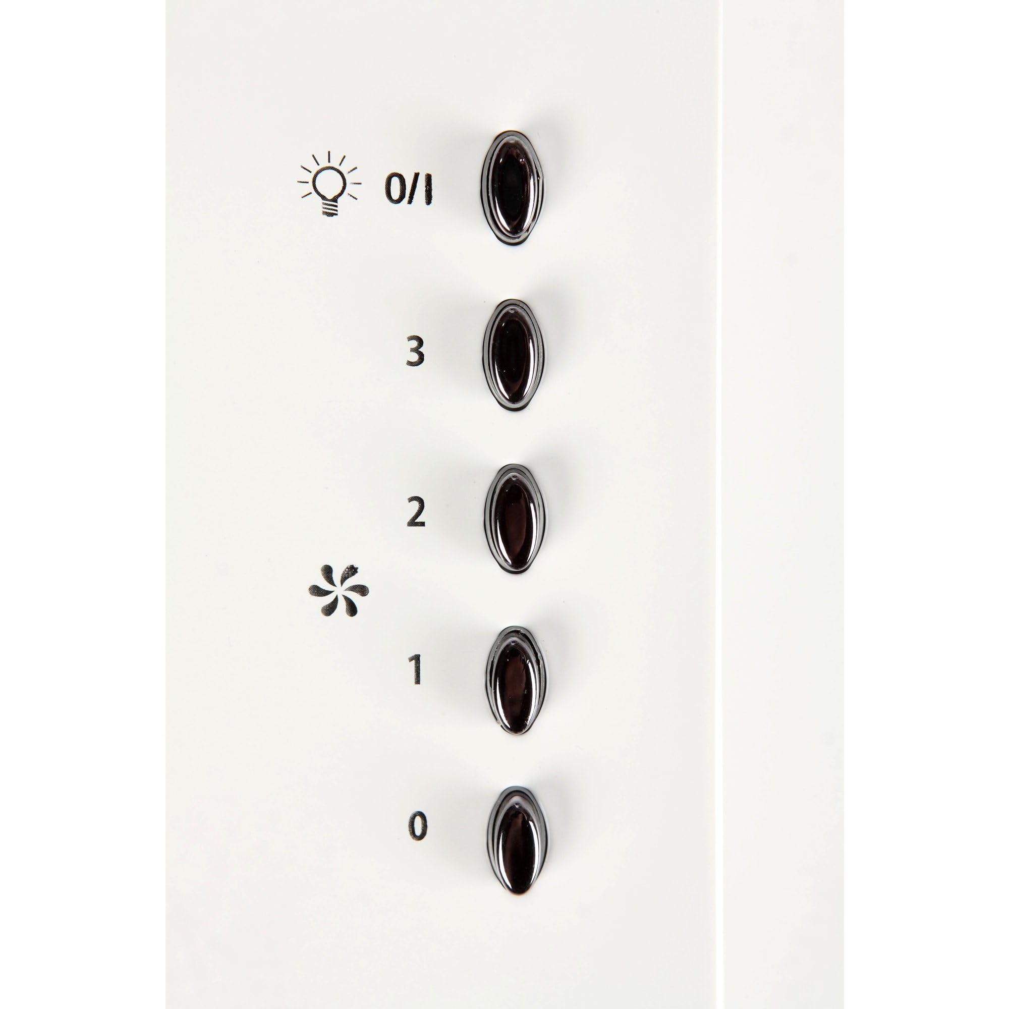GURARI GCH C 046 WH 6 N Hotte murale 60 cm Blanc Aspiration 1000 m³/h 3 niveaux Hotte aspirante