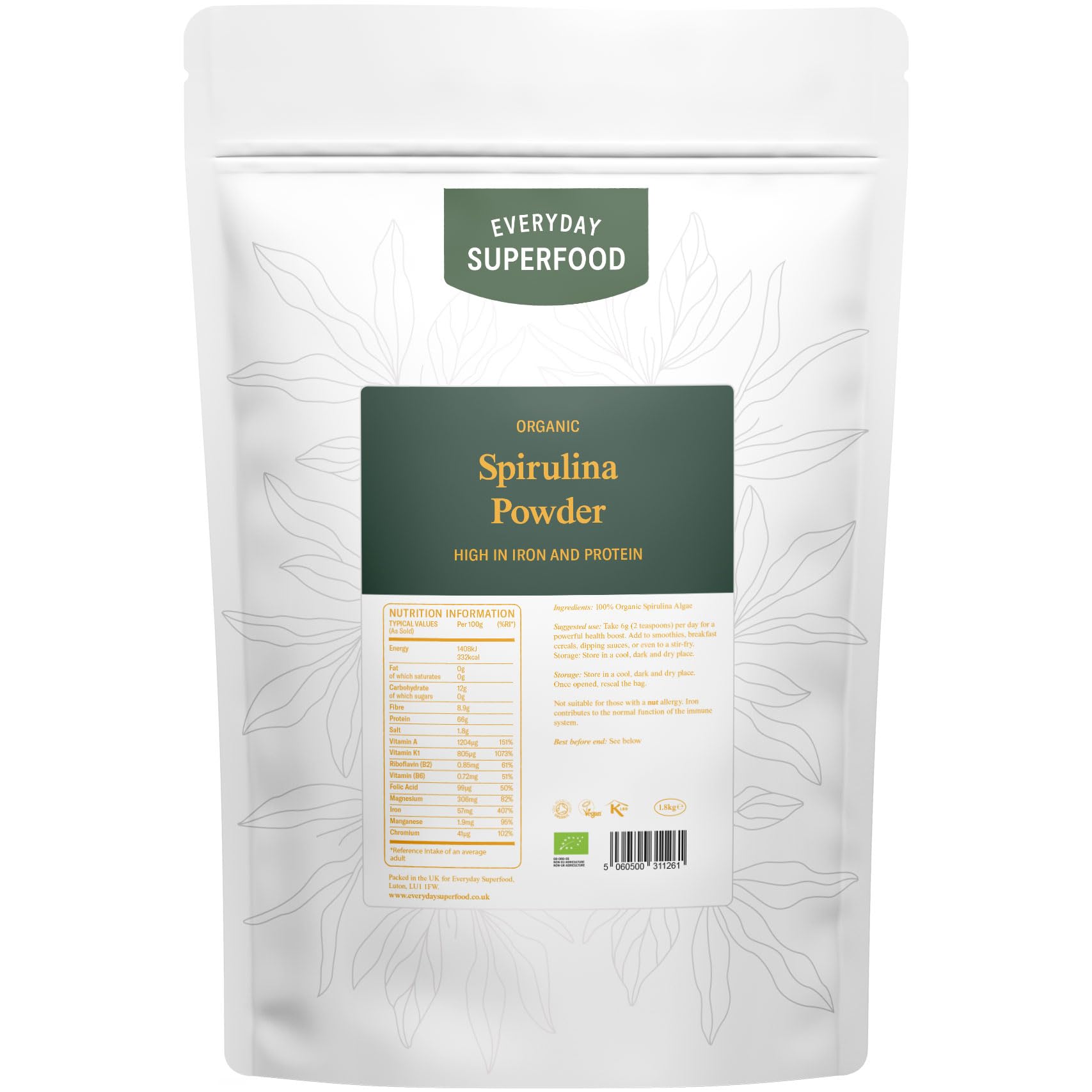 Organic Spirulina Powder