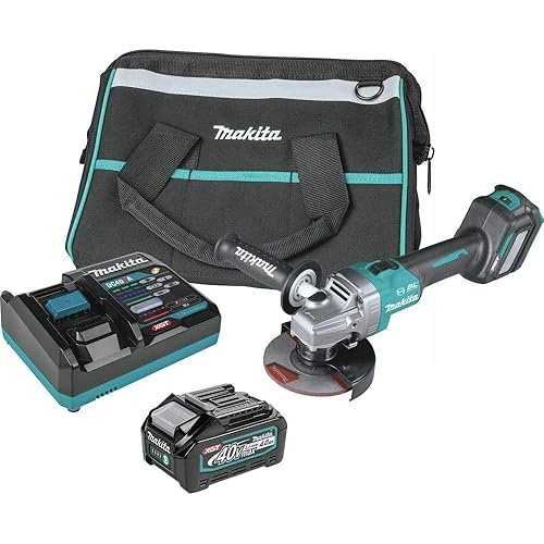 40V max XGT® Brushless Cordless 4‑1/2” / 5" Angle Grinder Kit, with Electric Brake, AWS® Capable (4.0Ah)