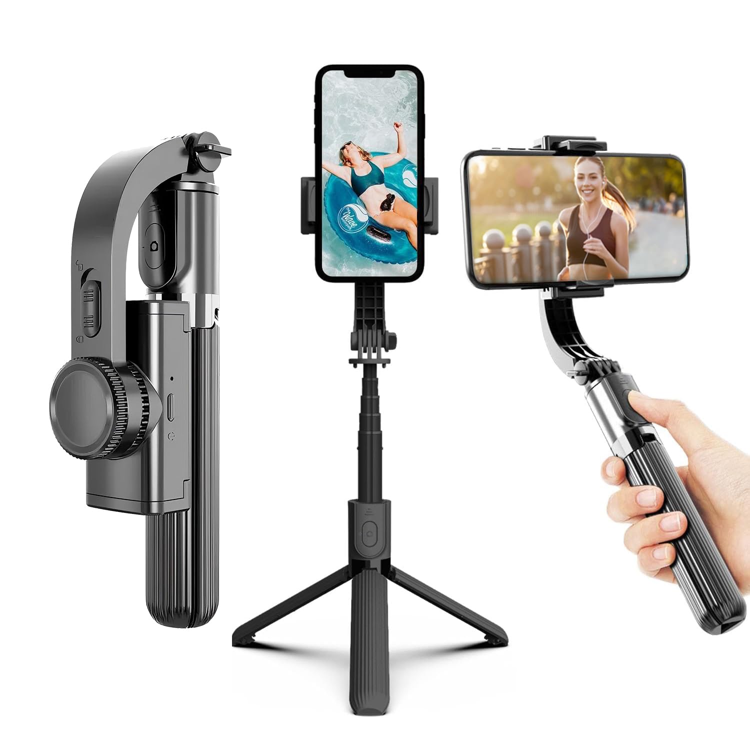 Sponsored Ad – Gimbal Stabilizer for Smartphone,Selfie Stick Tripod with Remote Control,Auto Balance 360° Rotation, 1-Axis Phone Gimbal for Group Selfies Live Streaming Tiktok Video Recording