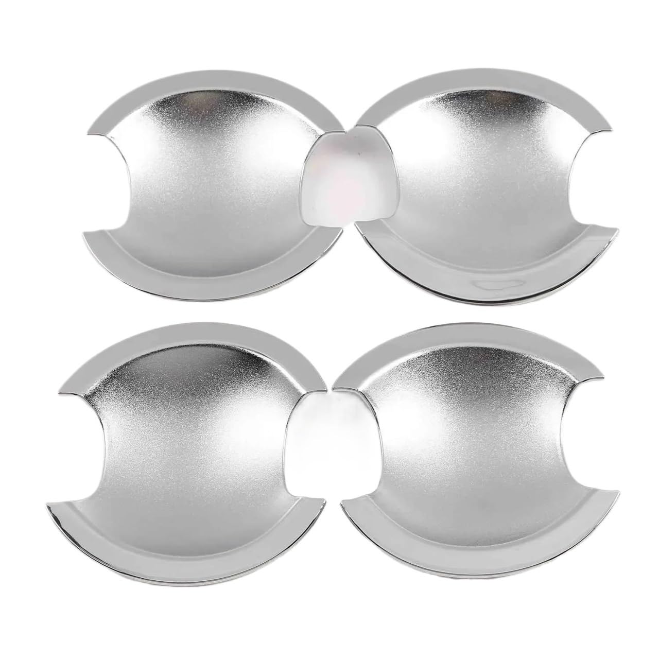CAVINBDZ for Toyota for Yaris for Vitz XP130 Hatchback 2012-2017 Car Door Handle Cover Trim Sticker (Silver Bowl)